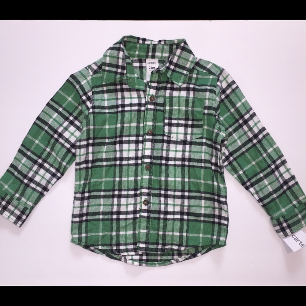 Carter’s baby boy flannel shirt